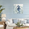thumbnail image 2 of Stupell Industries Radiant Sea Life Seahorse Canvas Wall Art design by Paul Brent, 30 x 30, 2 of 7
