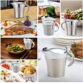 thumbnail image 5 of Jinsinto Sauce Bateau Sauce Bateau en Acier Inoxydable avec Poignée 500ml Bateau Sauce avec Couvercle Sauce Thermique Bateau Salade Sauce Pot Table Sauce Bateau Sauce Bateau, 5 of 5