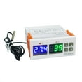 thumbnail image 1 of Mistaha Temperature Control Timer with Digital Display - ZFX-9060A Thermostat with Time Control Function, Supports Heating/Cooling/Temp Calibration, Data Lock, High/Low Temp Alarm - White, 1 of 6