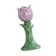 thumbnail image 5 of Candelabro Candelabro Candelabro Decoración del hogar para velas cónicas Decoración moderna Púrpura, 5 of 9