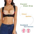 thumbnail image 3 of Joyshaper Adjustable Chest Support Shapewear for Women X Strap Upper Back Brace Posture Corrector Black 3XL, 3 of 7