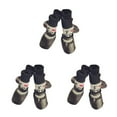 thumbnail image 1 of Billuyoard 4 piezas de zapatos cálidos para mascotas lindas botas de nieve para la lluvia conjunto de calcetines antideslizantes buena Type1 NO1, 1 of 6