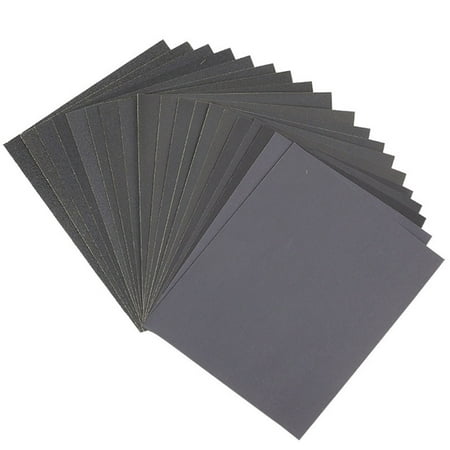 

GETHOME 100Pcs Polishing Sand Paper Sheets Grinding Wet And Dry Mixed Grits Tool Art