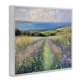 thumbnail image 3 of Stupell Industries Impressionist Wildflower Hills White Framed Giclee Art design by Petal Prints Design, 24 x 30, 3 of 8