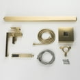 thumbnail image 6 of WOODBRIDGE Single Floor Mounted Freestanding Tub Filler with Handshower F-0008, 6 of 8