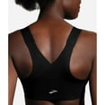 thumbnail image 3 of Brooks BLACK Dare Zip Front DriLayer Sports Bra, US 34C/D, 3 of 8