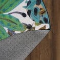 thumbnail image 5 of My Magic Carpet 6' Round Machine Washable Non-Slip Stain-Resistant Rug - Floral Bloom Multicolor, 5 of 5