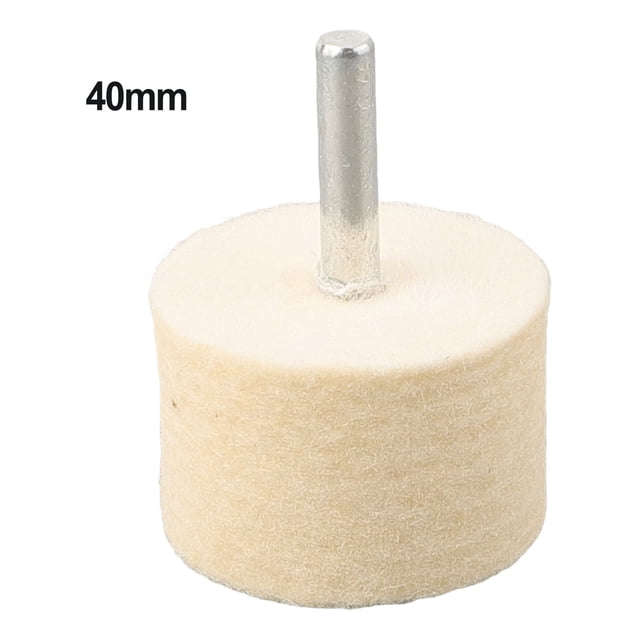 Buffing Wheel Rotary Tools Wool Felt Grinding Head Sturdy Versatile Sizes 6Mm Grinding Head Mounted Polishing Shank
