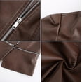 thumbnail image 3 of Women's Leather Casual Zipper Detachable Hem Available In 5 Colors, 3 of 4