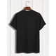 thumbnail image 3 of Playera Para Hombre - Ilustracion Falso Con Patron T-shirtMen's Summer Casual T-Shirt with Unique Print Design - Soft Polyester Blend, Stretch Fit, Round Neck, Non-Transparent - Perfect for Daily We, 3 of 6