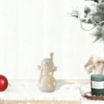 thumbnail image 4 of Christmas Decorations Indoor Ceramic Snowman Decor Light Up White Desktop Snowman Ornaments Xmas Figurine Decoration for Home Decor DIY Winter Village Christmas Gifts, 4 of 7