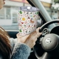 thumbnail image 6 of Logiee Winter Christmas And New Year Deer Print 20OZ Car Cup with Lid, Stainless Steel Vacuum Insulated Double Wall Travel Tumbler, Durable Insulated Coffee Mug,Thermal Cup with Straw-Without Straw, 6 of 8