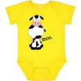 thumbnail image 3 of Inktastic Cow-moo. Boys or Girls Baby Bodysuit, 3 of 5