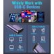 thumbnail image 5 of Adaptador USB C MoKo Hembra a Hembra 240W 40Gbps 8K Paquete de 2, 5 of 7