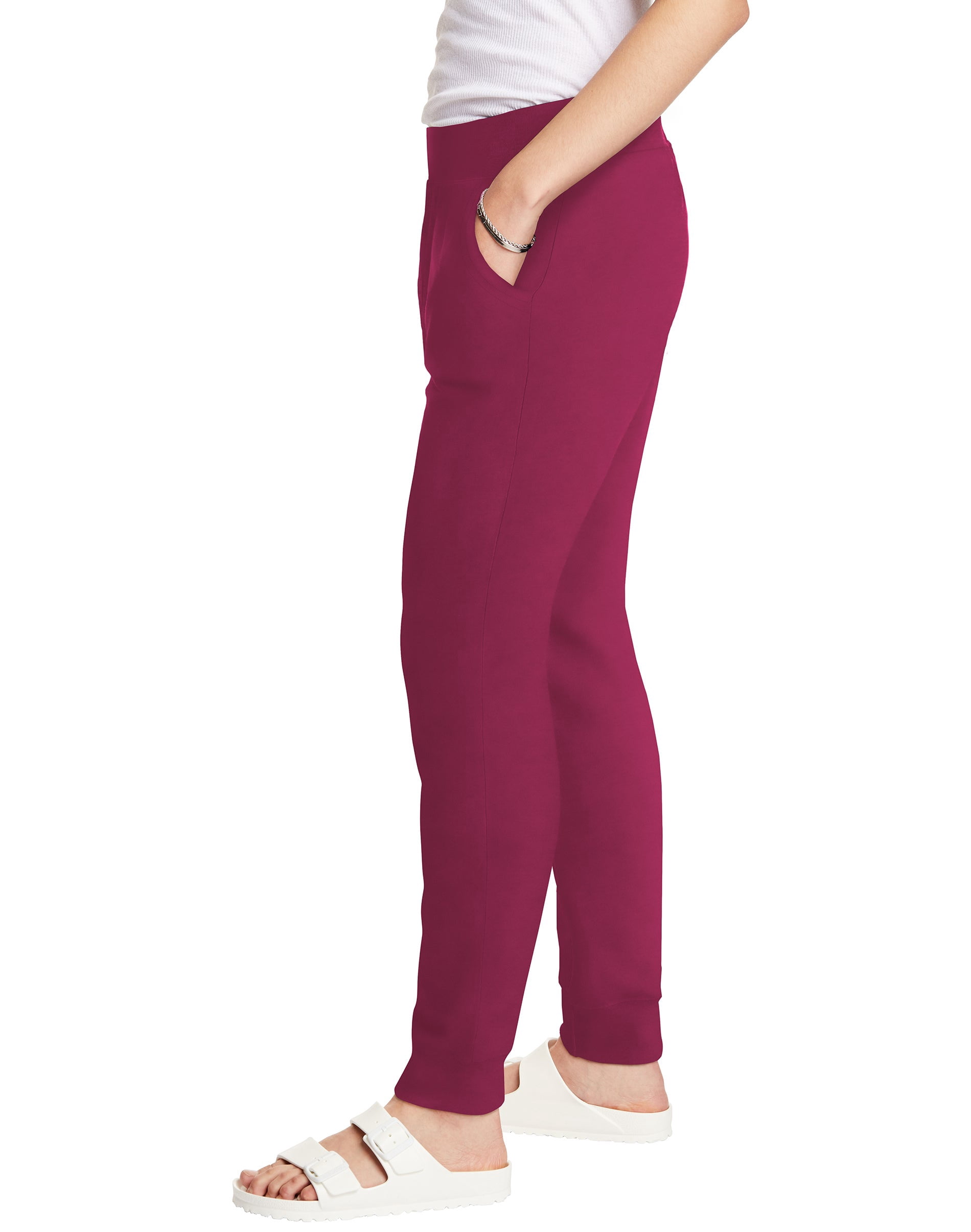 Hanes Women's EcoSmart Cotton-Blend Fleece Jogger Sweatpants