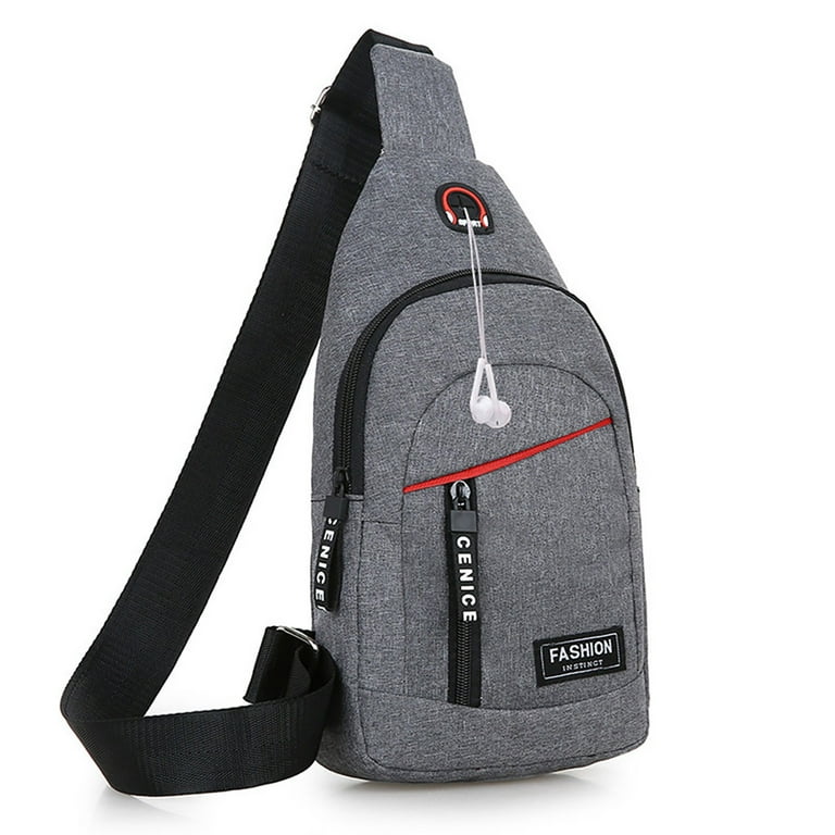 Men's Chest Bag Large Capacity Multifunctional Shoulder Backpack