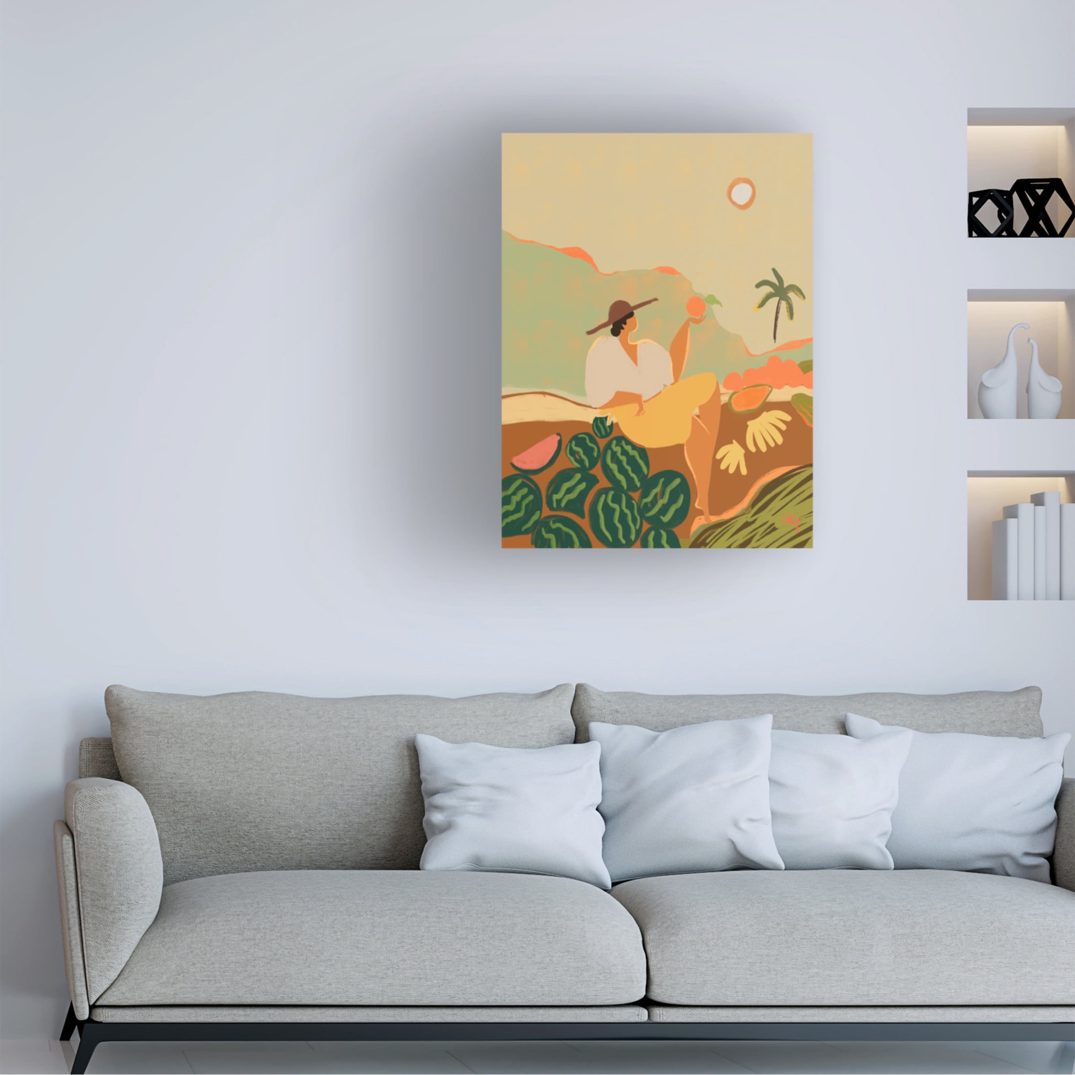 Trademark Fine Art Arty Guava  Farmer Guava Canvas Wall Art