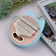 thumbnail image 2 of Tom TK-CI-CT Piano de pulgar de forma redonda de 17 teclas Kalimba Madera de arce, 2 of 8