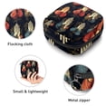 thumbnail image 3 of Praying Hands Storage Bag Small Bag Cosmetic Travel Pouch under Clothes Travel Pouch for Sanitary Napkin, Made of Velvet, Sponge, and Oxford Cloth, 3 of 6