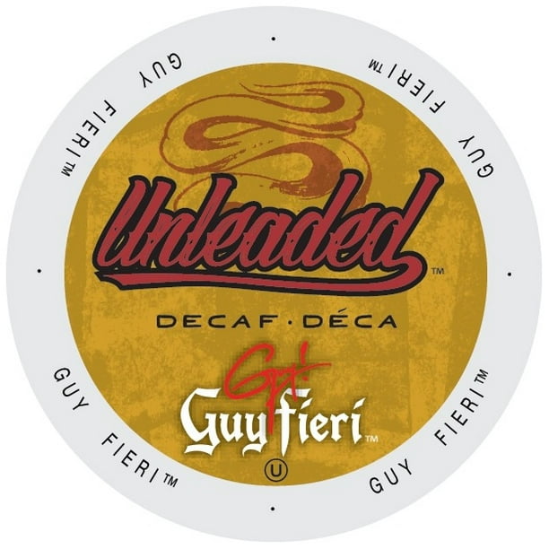 Guy Fieri Coffee Unleaded Decaf, Single Serve Cup Portion Pack for