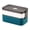 White and green, variant on Food box, Double, White/Orange
