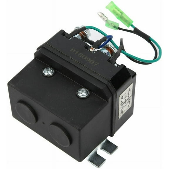 Electric Contactor Upgrade For Atv Utv Winches, Heavy Duty Winch Relay Solenoid With Essential Electrical Protection And Stable Secure Connection, For 1500 To 5000Lb Winches, 6 In