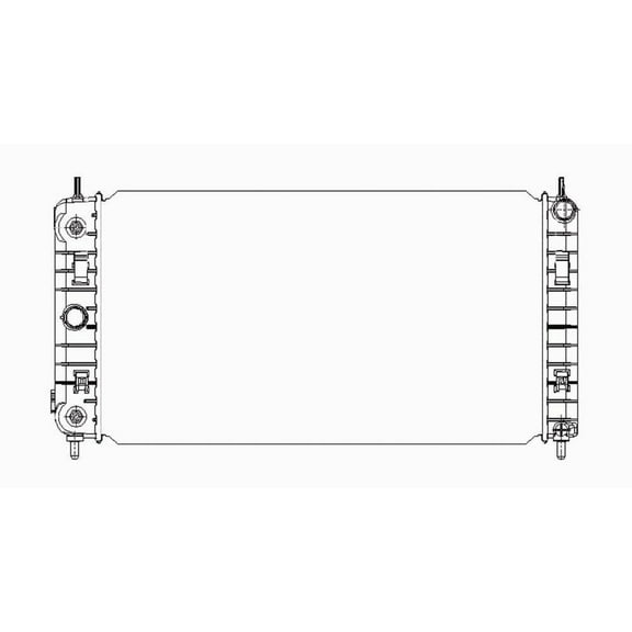 TYC 2765 Radiator Fits 1966 Ford Bronco