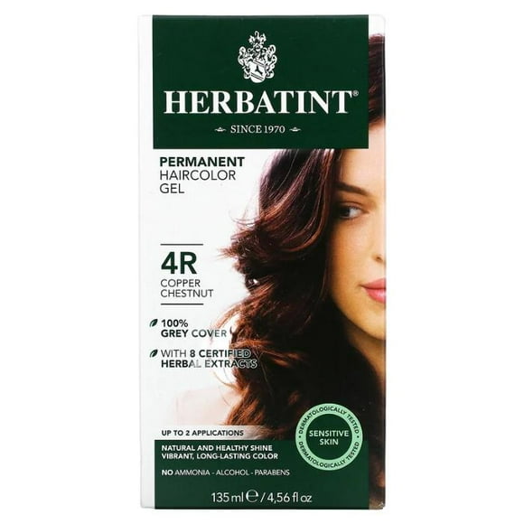 Herbatint - Couleur Permanente des Cheveux, 4R Châtaigne de Cuivre, 135ml