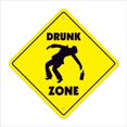 thumbnail image 1 of SignMission  20 in. Drunk Zone Xing Crossing Sign, 1 of 1
