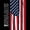 Patriotic 01, variant on Manfei 250 Years Print Twin Bedding, Modern US Flag Bedding Comforter Set, Gray Red White Blue, Black Reversible 7-Piece