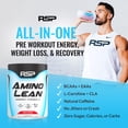 thumbnail image 5 of RSP Nutrition AminoLean Pre Workout, Fat Burner, Weight Loss, Amino Energy, Strawberry Kiwi, 70s, 5 of 10