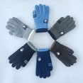 thumbnail image 2 of Guantes de invierno para niños, guantes de montar al aire libre para hombres y mujeres, guantes de punto gruesos y cálidos con forro polar para niños, 2 of 5