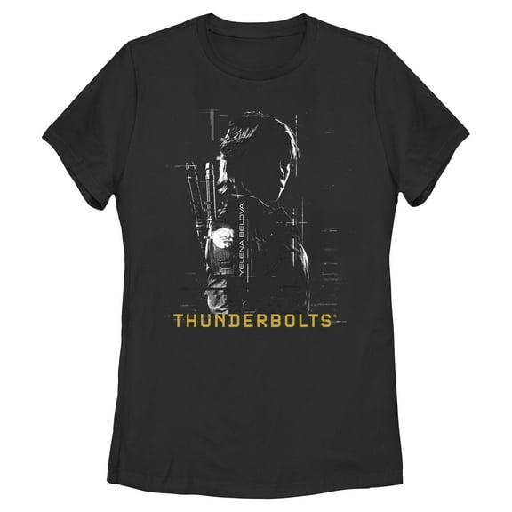 Womens Marvel: Thunderbolts Yelena Silhouette T Shirt