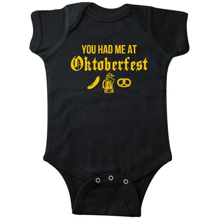 

Inktastic Had Me At Oktoberfest Gift Baby Boy or Baby Girl Bodysuit