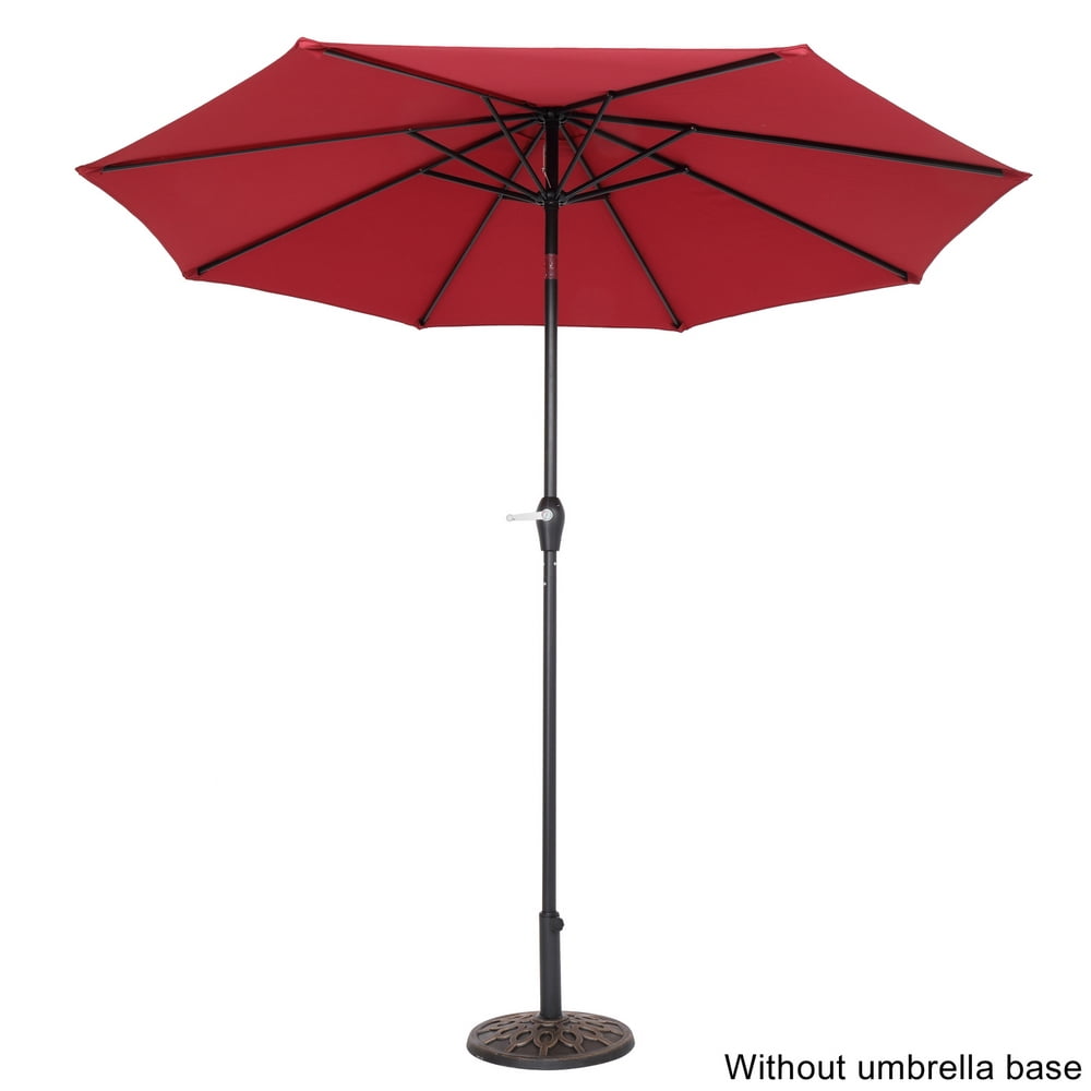 Kepooman 9FT Patio Umbrella Outdoor Market Table Umbrella, Cantilever Patio Umbrella Without Base for Garden, Lawn, Backyard & Pool, Wine Red Kepooman 9FT Patio Umbrella Outdoor Market Table Umbrella, Cantilever Patio Umbrella Without Base for Garden, Lawn, Backyard & Pool, Wine Red