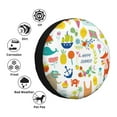 thumbnail image 4 of Kdxio Spare Tire Cover for RV Trailer, Waterproof Wheel Cover,Camper Spare Tire Cover Fit for Rv SUV Truck Travel Trailer 17 inch-Summer Animal, 4 of 8
