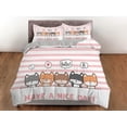 thumbnail image 3 of Ropa de cama de gatos del vecindario, ropa de cama para niños pequeños, juego de funda nórdica para niños, regalo, 3 of 4