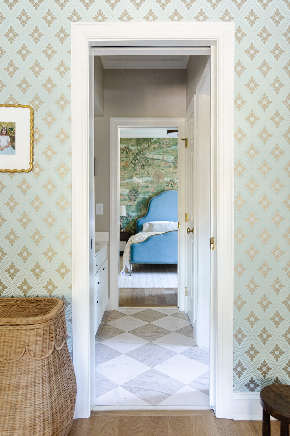 Chris Loves Julia Bonneville Beige Peel & Stick Floor Tiles