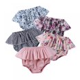 thumbnail image 5 of Summer Cute Newborn Baby Girl Cotton Floral Pattern Bottom Infant Short Briefs PP Pants Shorts,0-5Y, 5 of 5