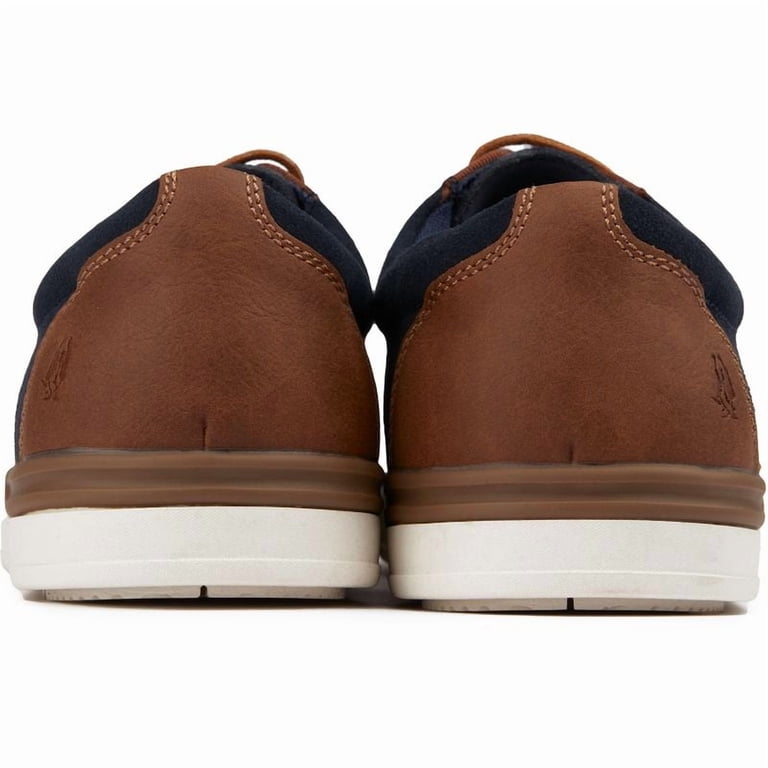 Hush Puppies Joey Shoes – Navy Suede Lace-Ups With Comfort Insole & Rubber Sole