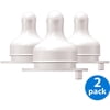 MilkBank - Silicone Nipple Stage 1, Set of 3, 2-Pack