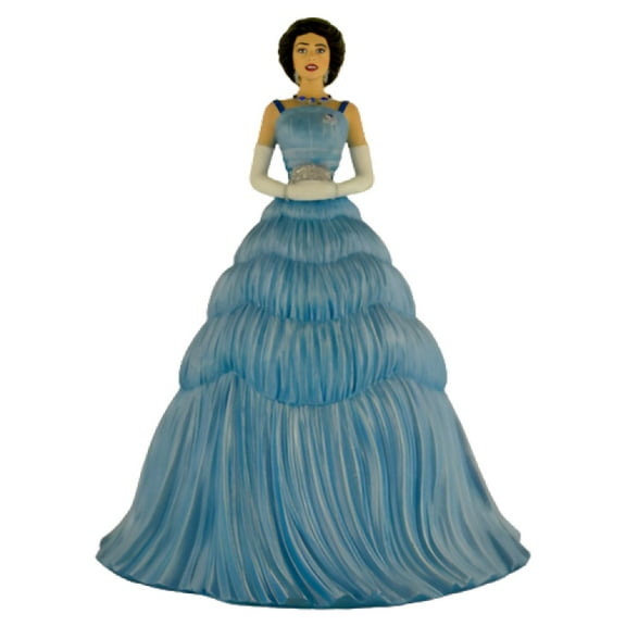 The Hamilton Collection Elizabeth Meet The Kennedy from Royal Style of Queen Elizabeth II Meticulously Handcrafted & Hand-Painted Simulated Gems for Radiance Figurine Issue #4 7-inches