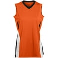 thumbnail image 2 of Augusta XL Ladies Tornado Jersey Orange/Black/White 1355, 2 of 4