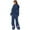 Navy, variant on CIENVNSTG Women's 2 Piece Outfits Bow Trim Print Hoodie Sweatsuit Sets Oversized Sweatshirt Wide Leg Sweatpants Light Blue 3XL
