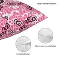 thumbnail image 3 of Hello Kitty Pillow Cover, Square Throw Pillow Cases For Couch Sofa Bed Living Room,Home Decorative, 18"X18", 3 of 9
