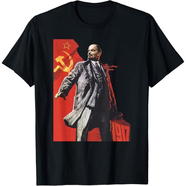 Lenin Forever Soviet Union URSS Russia Retro Vintage Jersey Camiseta
