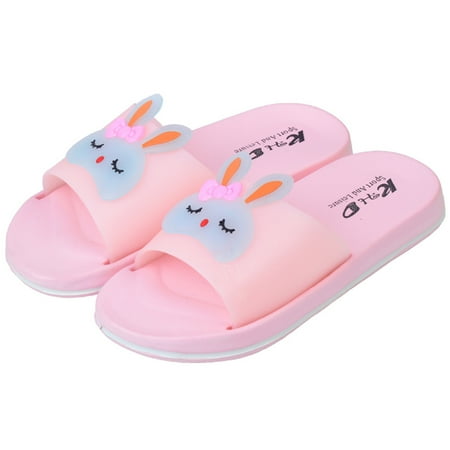 

Baby shoes Toddler Infant Kids Unisex Girls Boys Cartoon Rabbit Shoes Household Slippers Fragarn