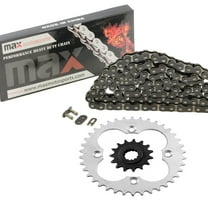 Max Motosports Black Drive Chain & Sprockets Kit for Honda TRX400EX Sportrax 400 2X4 1999-2004