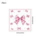 thumbnail image 3 of Juego de 10 Platos, Vasos y Servilletas de Papel para San Valentín, Vajilla Desechable Rosa con Diseño de Lazo | Platos, Vasos y Toallas de Papel de 18 y 23 Cm | Artículos para Fiestas Románticas, Pi, 3 of 6
