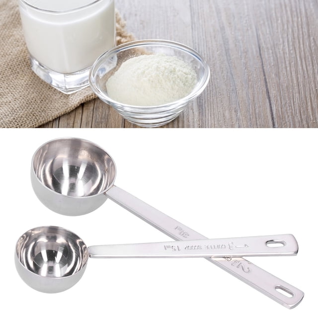 Cuchara medidora de leche en polvo ANGGREK Acero inoxidable 304 15ml 30ml